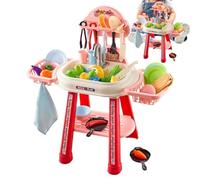 Lavello Giocattolo Bambini - Kit 52 Pezzi Acqua Corrente | Ricircolo Automa