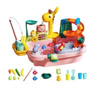 Lavello giocattolo - Giocattolo da pesca galleggiante per piscina | Lavello per bambini con acqua corrente - per piscina all'aperto giardino estivo apprendimento età 3 anni e più ragazzo ragazza