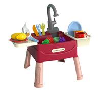 Lavello Giocattolo - Lavello Da Cucina Giocattolo Con Acqua Corrente | Fai Finta Di Gioco Di Gioco Sink | Giocattoli Per Lavastoviglie Elettriche | Ciclo D'acqua Automatico | Kids Play House Finta Il