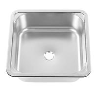 Lavello in acciaio 304 inless per yacht barca camper Lar 336 x 336 x 125 mm Lavabo da cucina Resint antigraffio perfetto per cucinare all'aperto e applicazioni marine