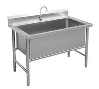 Lavello In Acciaio Inossidabile Indipendente, Lavello Di Servizio, 1 Scompartimento Lavello Da Cucina Commerciale, Lavello Della Cucina, Lavello Industriale Del Lavello Commerciale(40in)