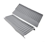 Lavello in silicone per paraspruzzi con ventose, tappetino di scarico per rubinetto da 35 x 10 cm, per cucina e bagno, vassoio raccogli acqua per mantenere asciutto il piano di lavoro (grigio)