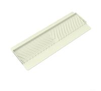 Lavello in silicone per protezione dei bordi per piano di lavoro della cucina, vasca da bagno, deviatore dell'acqua per adattarsi, colore grigio 50 x 10 x 6 cm (beige)