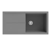 Lavello Incasso Cucina Granito Optik Mineralite 100 x 50 Grau respekta Cleveland