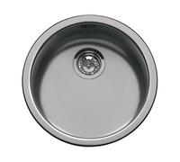 Lavello incasso monovasca rotondo nero opaco 43.7x43.7 - Smeg 10I3PN