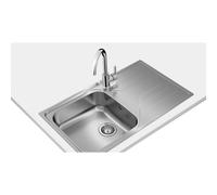 Lavello Incasso Teka Universe 50 T-XP 1C 1E Acciaio Inox 50 cm Profondità 190 mm