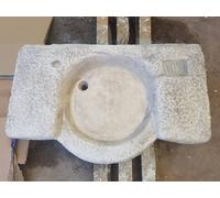 LAVELLO LAVABO LAVANDINO PILOZZO RUSTICO PER CUCINA DA GIARDINO ESTERNO CEMENTO