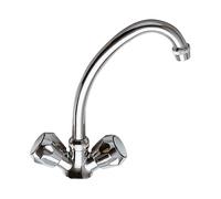 Lavello monoforo con canna girevole in ottone cromato codice 43EX marca REMER