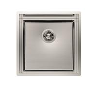 Lavello Monovasca Foster Quadrato 47 cm Quadra Evo 1254 050 Acciaio