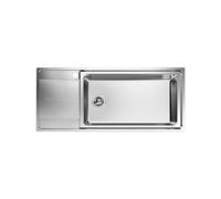 Lavello Monovasca Foster Rettangolare 116 cm Evo 3219 051 Acciaio