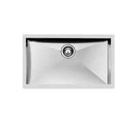 Lavello Monovasca Foster Rettangolare 85 cm Quadra 1218 050 Acciaio