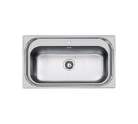 Lavello Monovasca Foster Rettangolare 85 cm S1000 1180 150 Acciaio