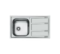 Lavello Monovasca Foster Rettangolare 86 cm FM 1971 062 Acciaio