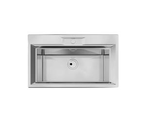 Lavello Monovasca Foster Rettangolare 87 cm 2977 060 Acciaio