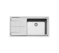 Lavello Monovasca Foster Rettangolare 98 cm Ke 2263 051 Acciaio