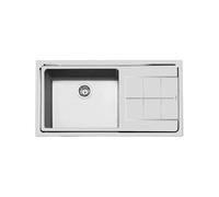 Lavello Monovasca Foster Rettangolare 98 cm Ke 2263 052 Acciaio