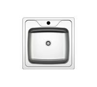 Lavello monovasca incasso monostampo N24435AS 50x50