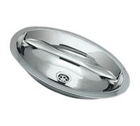 Lavello ovale in Acciaio inox 510 x 390 mm