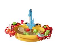 Lavello per Bambini con Acqua Corrente Giocattoli Estivi da Giardino | Finto Lavello Giocattolo per Bambini Ragazze Ragazzi Cortile Spiaggia Campeggio Asilo Bagno Cucina Vacanze Compleanno
