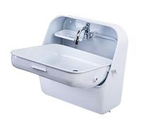 Lavello per Camper, Bar, Roulotte, con Rubinetto Pieghevole E Coperchio, Lavello in Acciaio Inossidabile, Lavabo per Mani, Lavello per Barca, Piccolo Lavandino da Cucina per Camper All'aperto