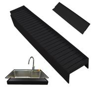 Lavello per lavello della cucina Guardia spruzzata da 20x4x2 pollici di lavandino inclinabile in calma per la custodia pieghevole & lavello flessibile per lavello spruzzo lavello protezione del bordo