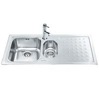Lavello Smeg LV100D3 1 vasca + 1/2 con gocciolatoio destro 100x50 cm inox