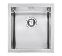 Lavello Smeg VQR40 una vasca 40x50 cm semifilo inox