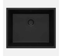 Lavello sottopensile 1 vasca Idrostile Colón 440x200 mm Nero Nero
