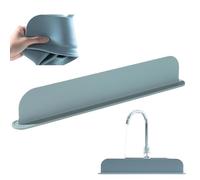 Lavello splash Guard, 19.3x3.4 Guardia spruzzata di lavello in silicone sicuro, protezione per schizzi d'acqua del lavello non slip con base di aspirazione, protezione spruzzata del lavello riutilizz