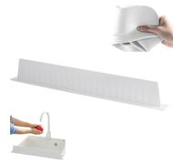 Lavello spruzzola splash guard 20.1x1.8x2,8 pollici in silicone cucina lavello spruzzola con una fauggera per il lavandino per il bagno della cucina
