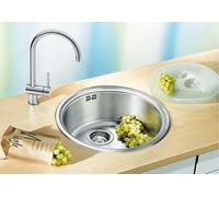 Lavello tondo da cucina acciaio inox BLANCO RONDOSOL