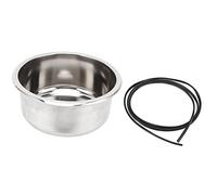 Lavello tondo inox 304 295x130mm - Grande capacità, Antiruggine e Facile da Pulire per Yacht e Motorhome