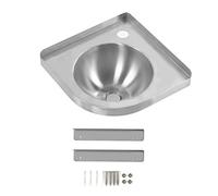Lavello Triangolare Ad Angolo, KIMISS Lavello per Vasi da Bagno Piccolo Lavello a Triangolo Lavello Finitura Spazzolata per Lavello da Cucina per Camper, Caravan, Camper, Cucina