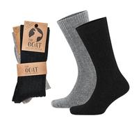 lavendel Caldi calzini in lana merino e cashmere, 2 paia, traspiranti, inodori, morbidi, in cashmere (IT, Numero, 35, 38, Regular, Regular, Nero&Grigio)