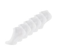 lavendel Calzini alla caviglia in bambù da donna, 6 paia, morbidi, traspiranti, casual e formali, colori allegri (IT, Numero, 40, 45, Regular, Regular, 6 x Bianco)