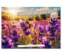 Lavendel für deine Sinne (Tischkalender 2026 DIN A5 quer), CALVENDO Monatskalender: Ein Duft, der beruhigt, ein Moment, der bleibt. Sanft wie ein ... Wohlbefinden. Für Körper, Geist und Seele.