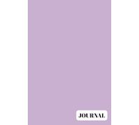 Lavender Café Journal: A Minimalist College-Ruled Notebook with Date Entry Lines, Page Numbering, and Table of Contents for School, Work, and Everyday Writing