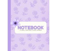 Lavender Dreams: Kawaii Composition Notebook: Purple Pastel Journal for Teen Girls | Wide Ruled 110 Pages