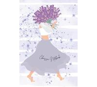 Lavender Lady - Classic Notebook 6" x 9" - Single Line Notebook: Simple Lined Journal for Writing, Notes, and Everyday Use: 120 pages of single lined, ... 6" x 9" - Lady holding Lavender cover