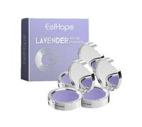 Lavender Matte Powder Brighten Oil Control Waterproof Smoothing Makeup Foundation Powder with Puff Loose Setting Powder New