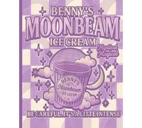 Lavender Moonbeam Retro Notebook: Cool Celestial Dessert Aesthetic Exercise Book | Unique Vintage Art Journal for Students and Stationery Lovers