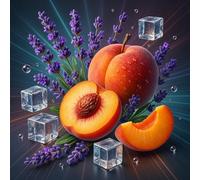 Lavender Peach Silk Ice - lavanda pesca ghiaccio aroma concentrato - vegano - Sasami - 10ml