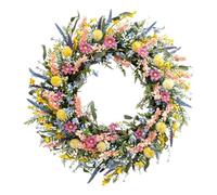 Lavender Wreath Decor - 45cm PVC Daisy Greenery | Artificial Floral Hanging