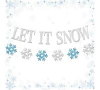 LaVenty Baby It's Cold Outside Decorazioni Banner per l'inverno Gender Reveal Winter Baby Shower Decorazioni Fiocco di Neve Ghirlanda