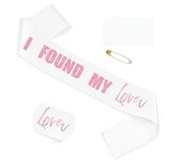 LaVenty rosa fascia addio al nubilato ho trovato il mio amante fascia per l'amore addio al nubilato bridal shower bride to be decorazioni bomboniere regali accessori