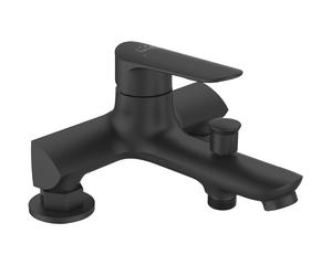 Laveo Appia rubinetto per vasca e doccia bordo vasca nero BLP715D