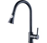 Laveo Daru rubinetto da cucina verticale nero BLD769D