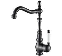 Laveo Evora rubinetto da cucina verticale nero BAE765D