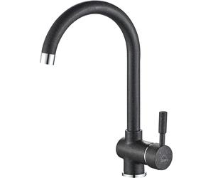 Laveo Lete rubinetto da cucina verticale nero BQX768D