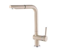 Laveo Luna rubinetto da cucina verticale beige BLZ469D